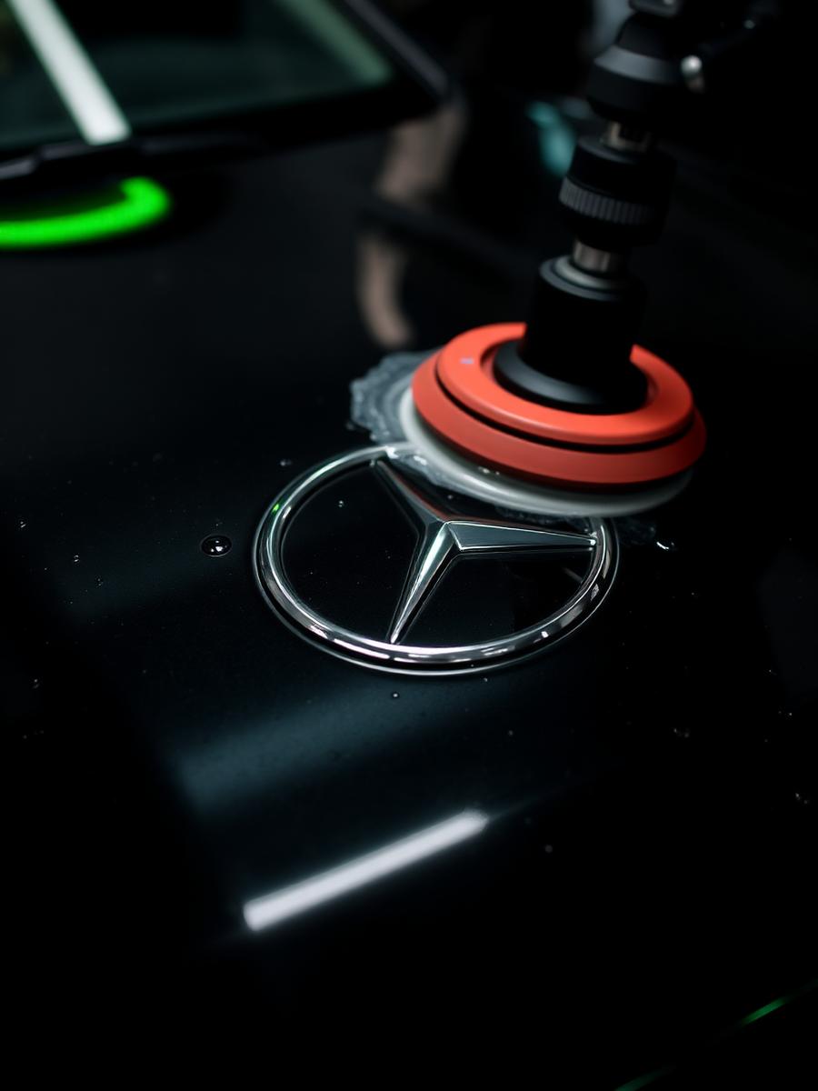 Poliranje Mercedes haube